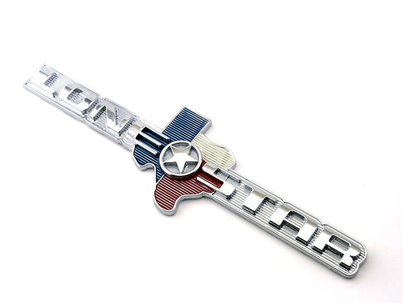 Muzzys Lone Star Edition Texas Emblem FITS Ram 1500 2500 3500 Tailgate Tundra, Tacoma, F150, Silverado, Titan, Hood, Tail Gate, Door, Grille, Fender Universal Stick On - Image 1